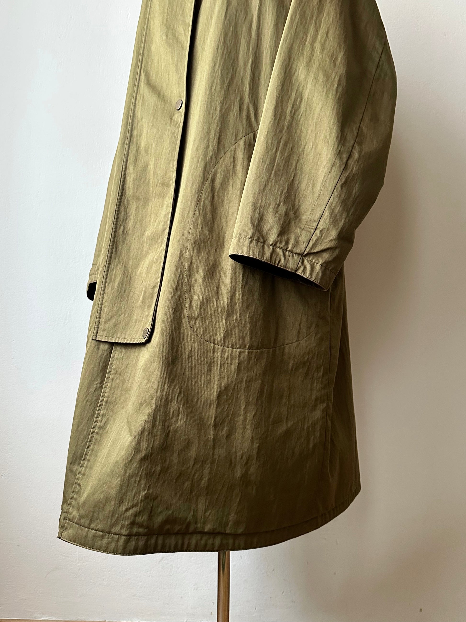 AW'90 1990's CP COMPANY Massimo osti reversible coat リバーシブル コート Vintage Toto Praha Vintage clothing store Antique shop Made in Italy Stone Island ストーンアイランド マッシモオスティ ヴィンテージ 古着屋 ユーロ古着 ヨーロッパ古着 90年代 Cotton Nylon コットン ナイロン コーデュロイ 90年 秋冬 Prague プラハ Rare レア Archive 