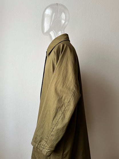 AW'90 1990's CP COMPANY Massimo osti reversible coat リバーシブル コート Vintage Toto Praha Vintage clothing store Antique shop Made in Italy Stone Island ストーンアイランド マッシモオスティ ヴィンテージ 古着屋 ユーロ古着 ヨーロッパ古着 90年代 Cotton Nylon コットン ナイロン コーデュロイ 90年 秋冬 Prague プラハ Rare レア Archive 