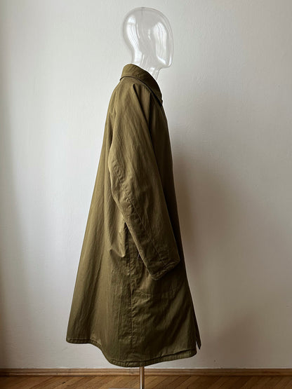 AW'90 1990's CP COMPANY Massimo osti reversible coat リバーシブル コート Vintage Toto Praha Vintage clothing store Antique shop Made in Italy Stone Island ストーンアイランド マッシモオスティ ヴィンテージ 古着屋 ユーロ古着 ヨーロッパ古着 90年代 Cotton Nylon コットン ナイロン コーデュロイ 90年 秋冬 Prague プラハ Rare レア Archive 