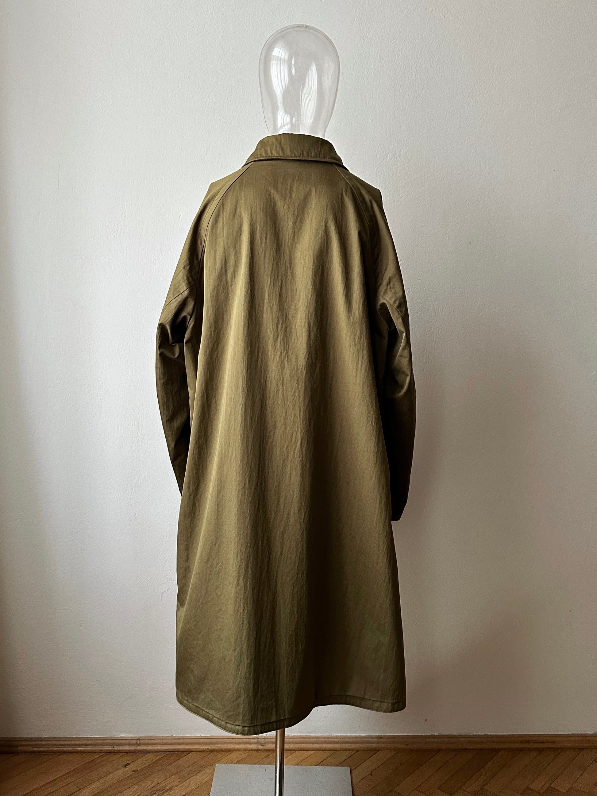 AW'90 1990's CP COMPANY Massimo osti reversible coat リバーシブル コート Vintage Toto Praha Vintage clothing store Antique shop Made in Italy Stone Island ストーンアイランド マッシモオスティ ヴィンテージ 古着屋 ユーロ古着 ヨーロッパ古着 90年代 Cotton Nylon コットン ナイロン コーデュロイ 90年 秋冬 Prague プラハ Rare レア Archive 