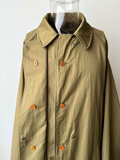 AW'90 1990's CP COMPANY Massimo osti reversible coat リバーシブル コート Vintage Toto Praha Vintage clothing store Antique shop Made in Italy Stone Island ストーンアイランド マッシモオスティ ヴィンテージ 古着屋 ユーロ古着 ヨーロッパ古着 90年代 Cotton Nylon コットン ナイロン コーデュロイ 90年 秋冬 Prague プラハ Rare レア Archive 