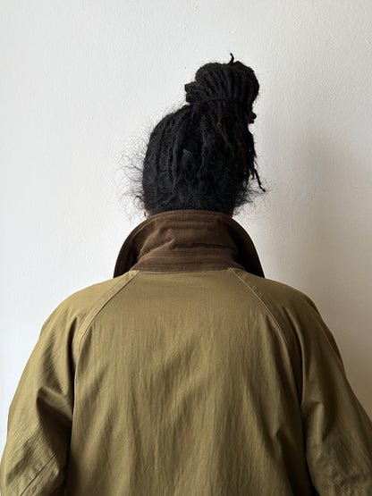 AW'90 1990's CP COMPANY Massimo osti reversible coat リバーシブル コート Vintage Toto Praha Vintage clothing store Antique shop Made in Italy Stone Island ストーンアイランド マッシモオスティ ヴィンテージ 古着屋 ユーロ古着 ヨーロッパ古着 90年代 Cotton Nylon コットン ナイロン コーデュロイ 90年 秋冬 Prague プラハ Rare レア Archive 