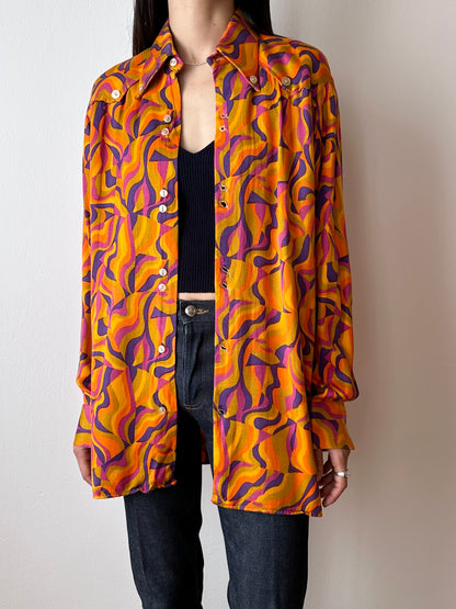 70s pychedelic shirt