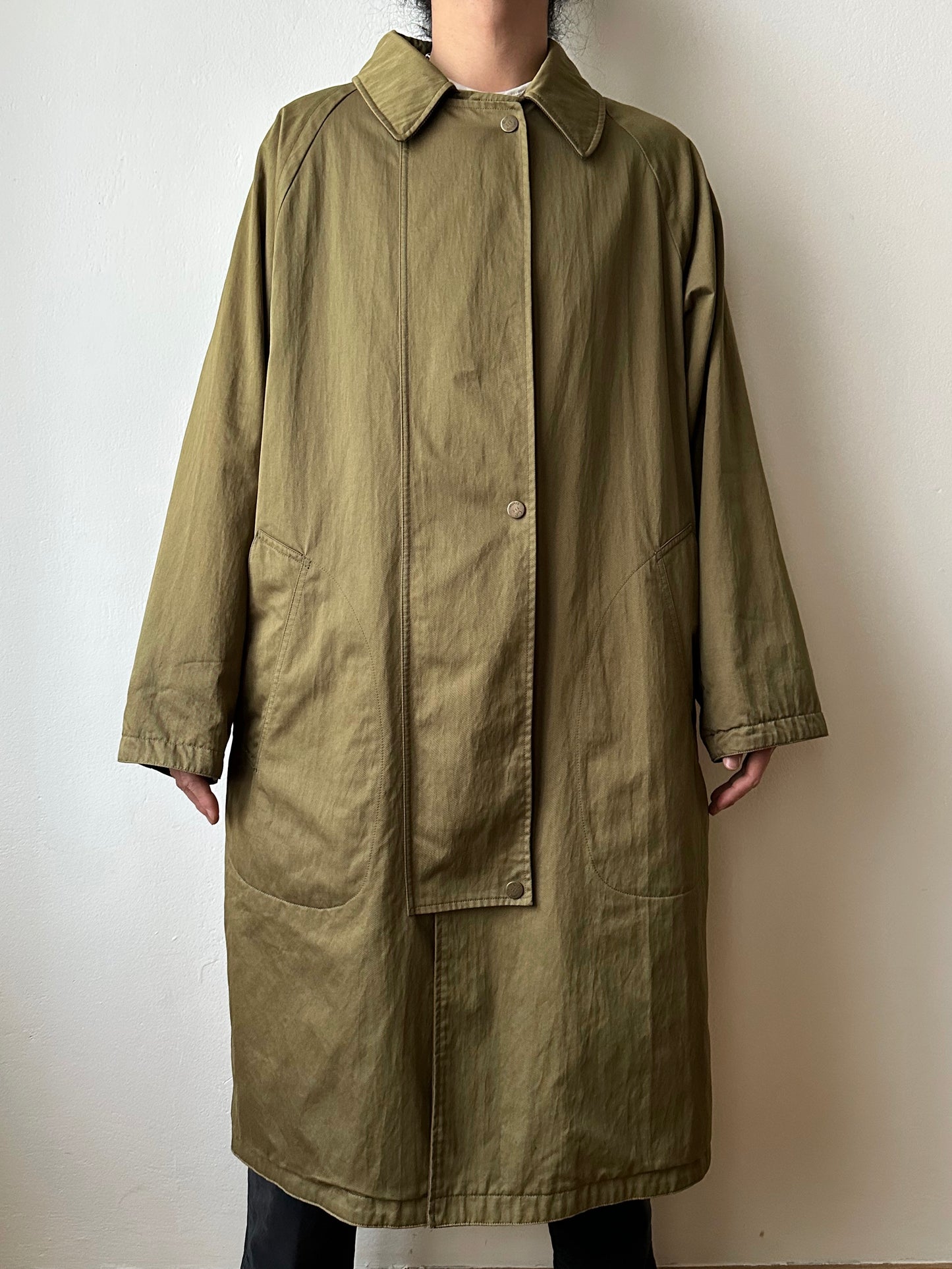 AW'90 1990's CP COMPANY Massimo osti reversible coat リバーシブル コート Vintage Toto Praha Vintage clothing store Antique shop Made in Italy Stone Island ストーンアイランド マッシモオスティ ヴィンテージ 古着屋 ユーロ古着 ヨーロッパ古着 90年代 Cotton Nylon コットン ナイロン コーデュロイ 90年 秋冬 Prague プラハ Rare レア Archive 