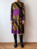 Ken Scott vintage textile dress 60's 70's