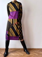 Ken Scott vintage textile dress