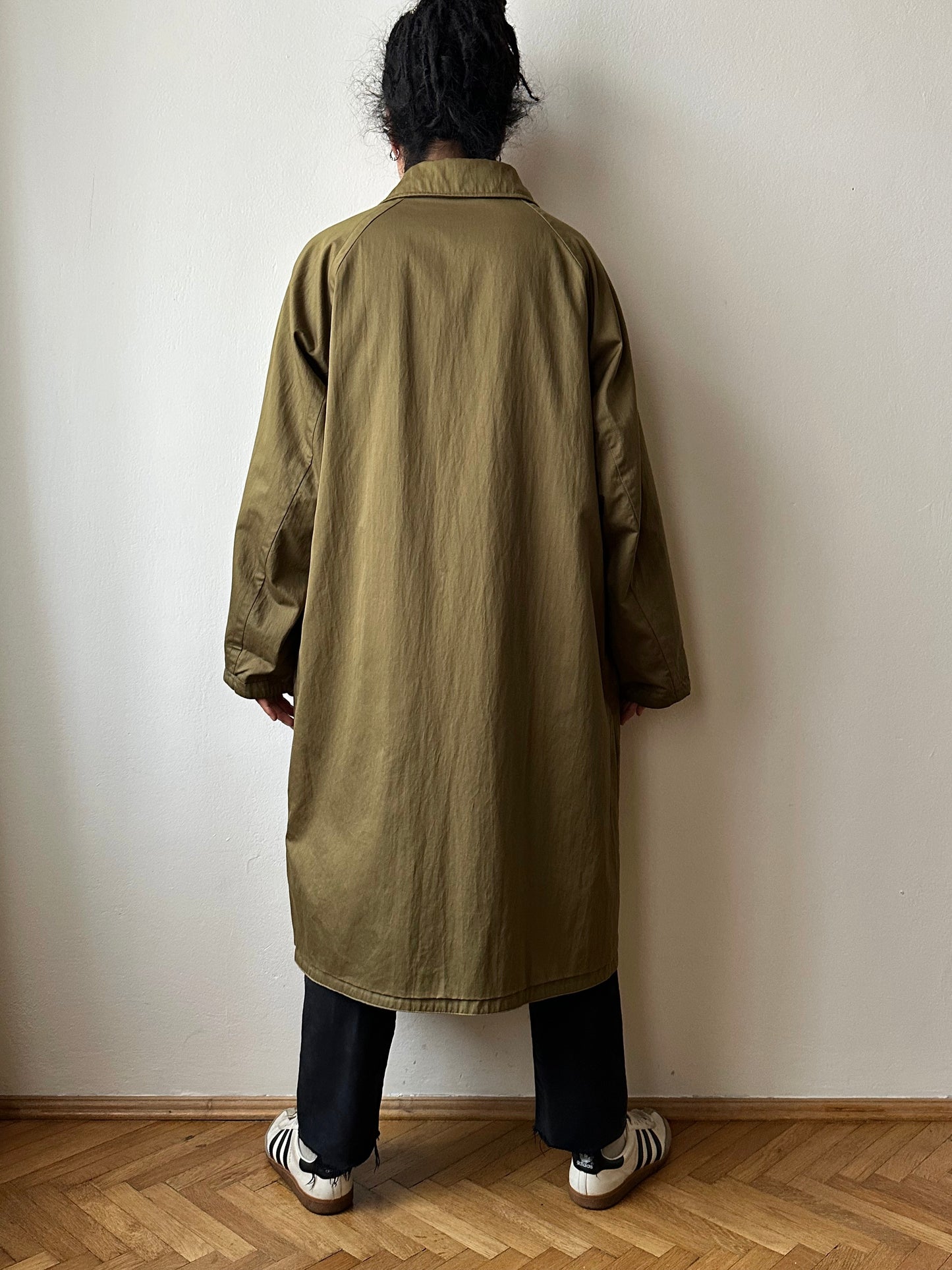 AW'90 1990's CP COMPANY Massimo osti reversible coat リバーシブル コート Vintage Toto Praha Vintage clothing store Antique shop Made in Italy Stone Island ストーンアイランド マッシモオスティ ヴィンテージ 古着屋 ユーロ古着 ヨーロッパ古着 90年代 Cotton Nylon コットン ナイロン コーデュロイ 90年 秋冬 Prague プラハ Rare レア Archive 