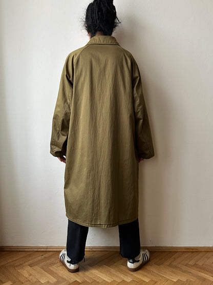AW'90 1990's CP COMPANY Massimo osti reversible coat リバーシブル コート Vintage Toto Praha Vintage clothing store Antique shop Made in Italy Stone Island ストーンアイランド マッシモオスティ ヴィンテージ 古着屋 ユーロ古着 ヨーロッパ古着 90年代 Cotton Nylon コットン ナイロン コーデュロイ 90年 秋冬 Prague プラハ Rare レア Archive 