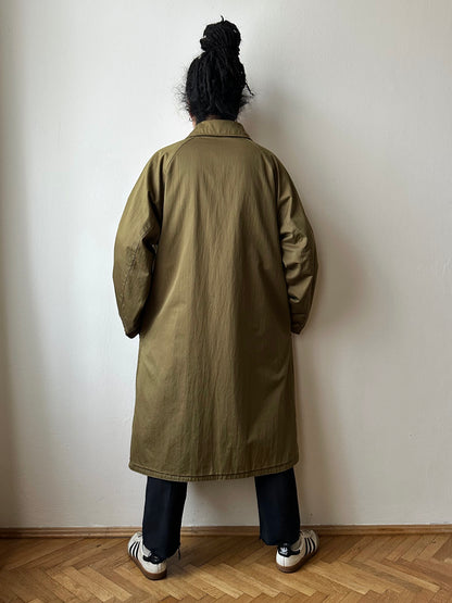 AW'90 1990's CP COMPANY Massimo osti reversible coat リバーシブル コート Vintage Toto Praha Vintage clothing store Antique shop Made in Italy Stone Island ストーンアイランド マッシモオスティ ヴィンテージ 古着屋 ユーロ古着 ヨーロッパ古着 90年代 Cotton Nylon コットン ナイロン コーデュロイ 90年 秋冬 Prague プラハ Rare レア Archive 