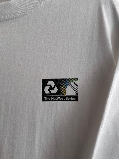 2001 NatWest Series cricket Tee - L