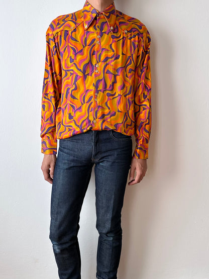 70s pychedelic shirt