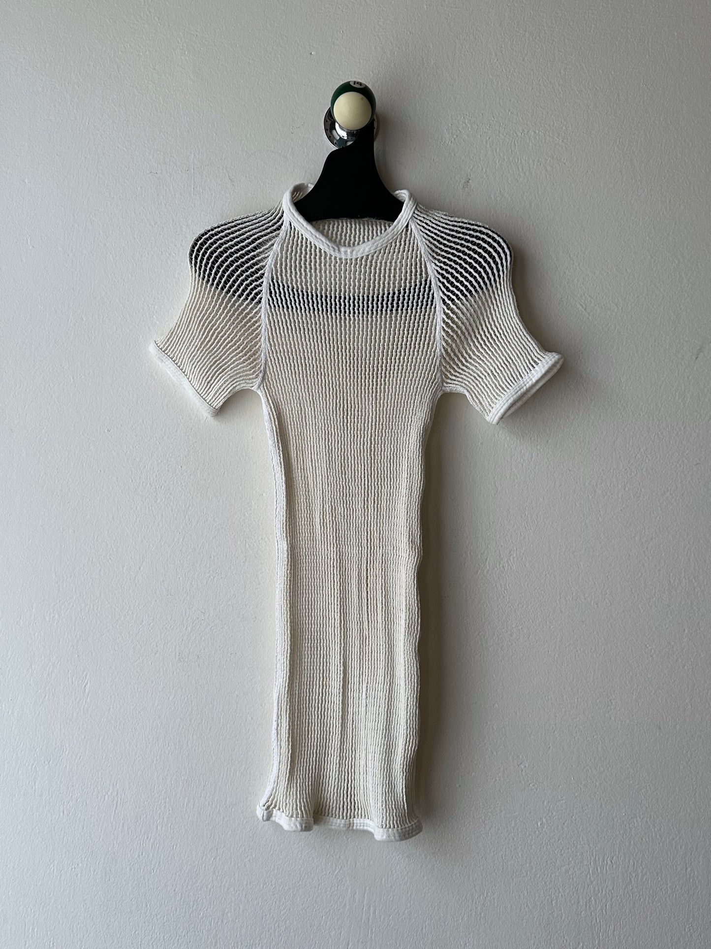 Deadstock 1970-80s Danish army mesh top 2-pack