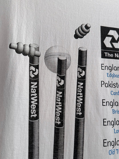 2001 NatWest Series cricket Tee - L