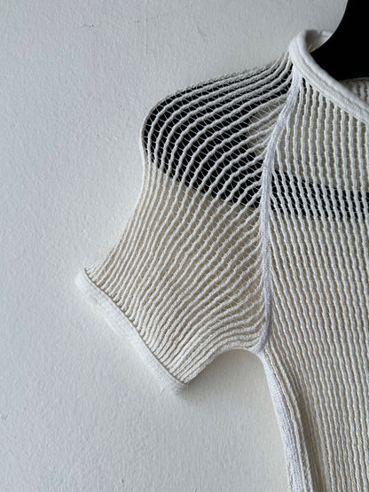 Deadstock 1970-80s Danish army mesh top 2-pack