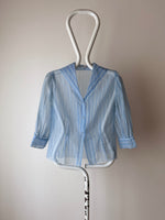 France vintage water blouse