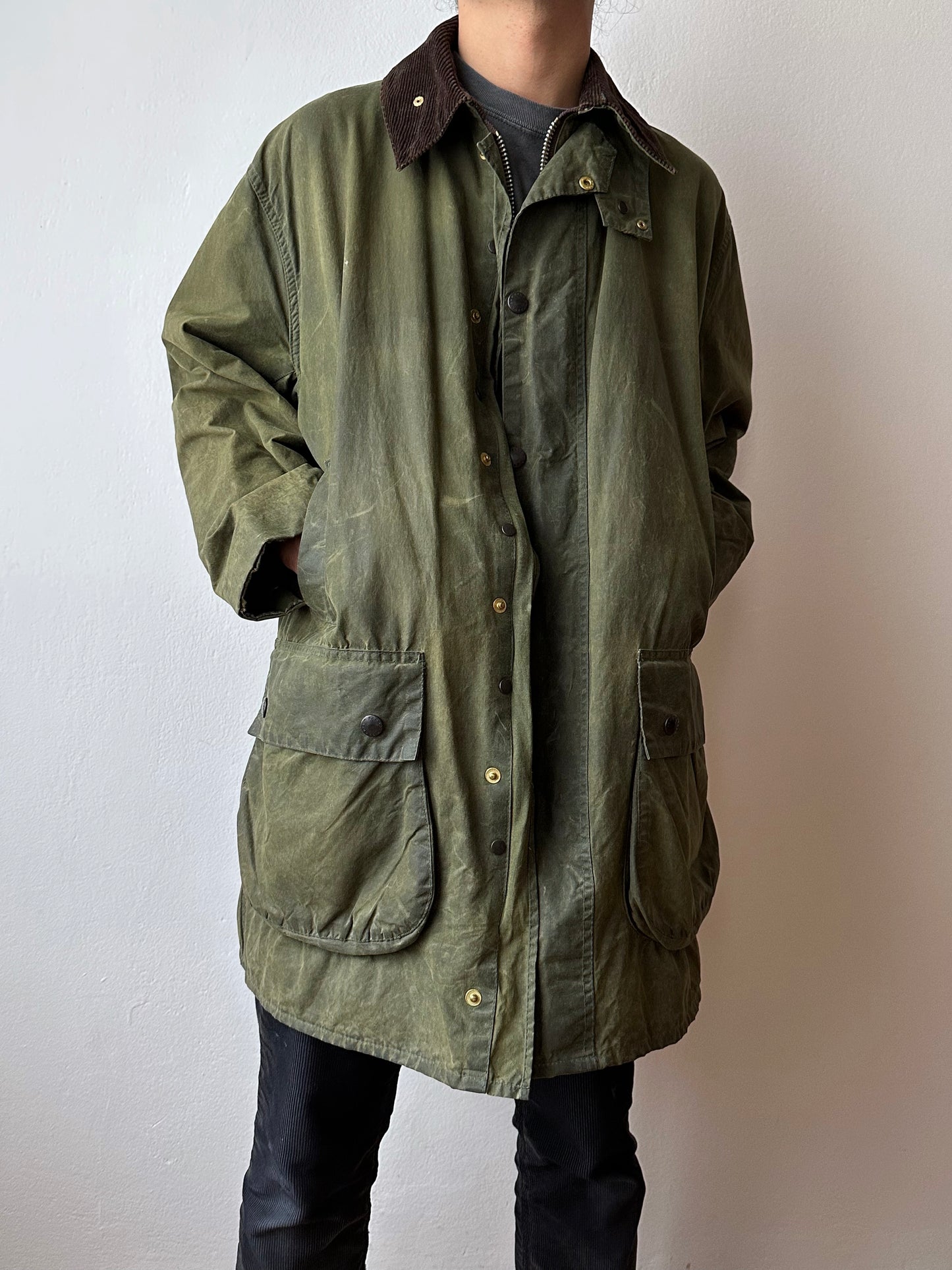  Barbour Border 90's 1990's 90年代 バブアー ボーダー TOTO Praha Prague Vintage store 古着屋 Vintage ヴィンテージ プラハ Made in England イギリス古着 ユーロ古着 ヨーロッパ古着 