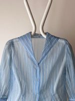 France vintage water blouse