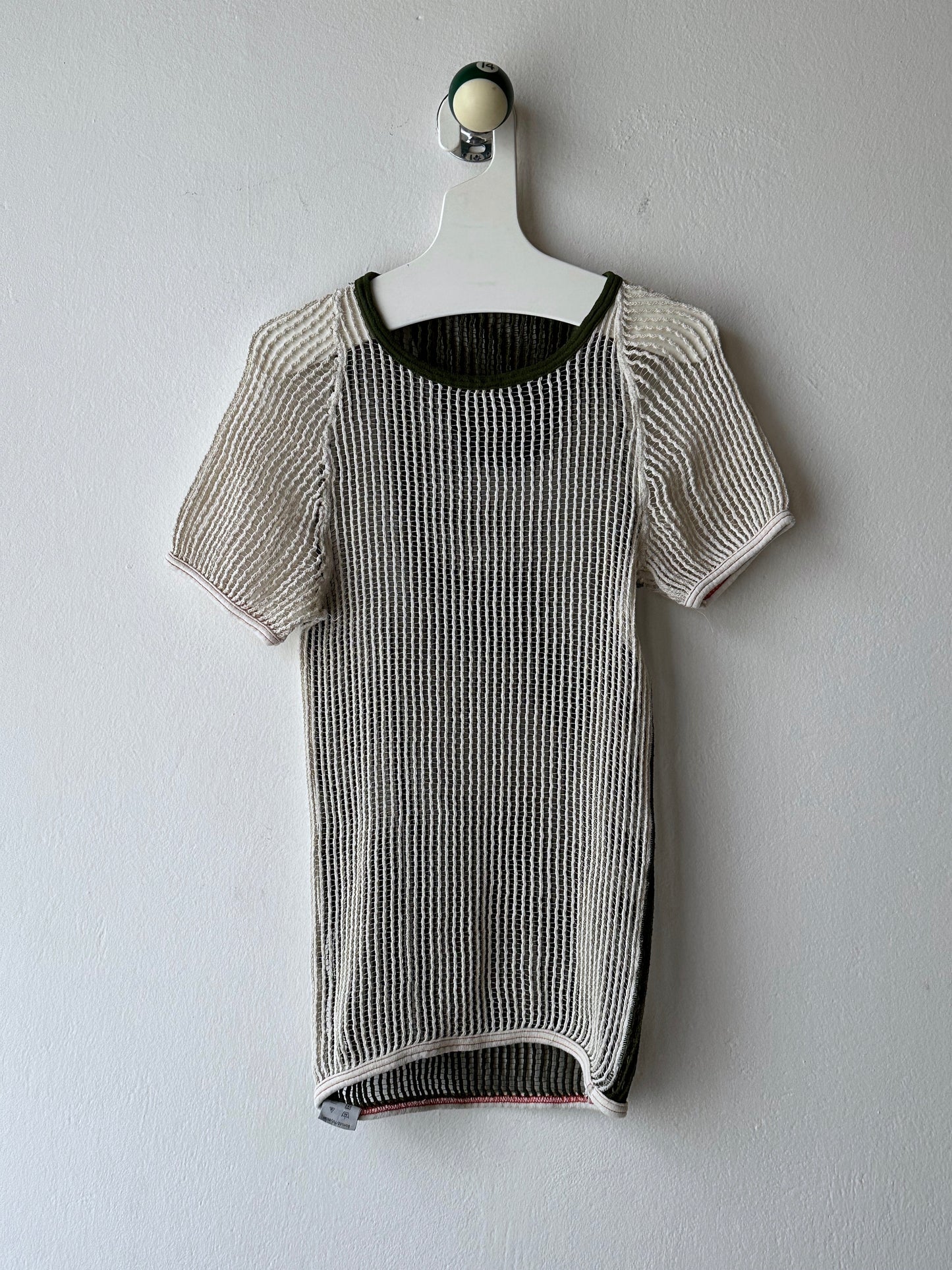 Deadstock 1970-80s Danish army mesh top 2-pack
