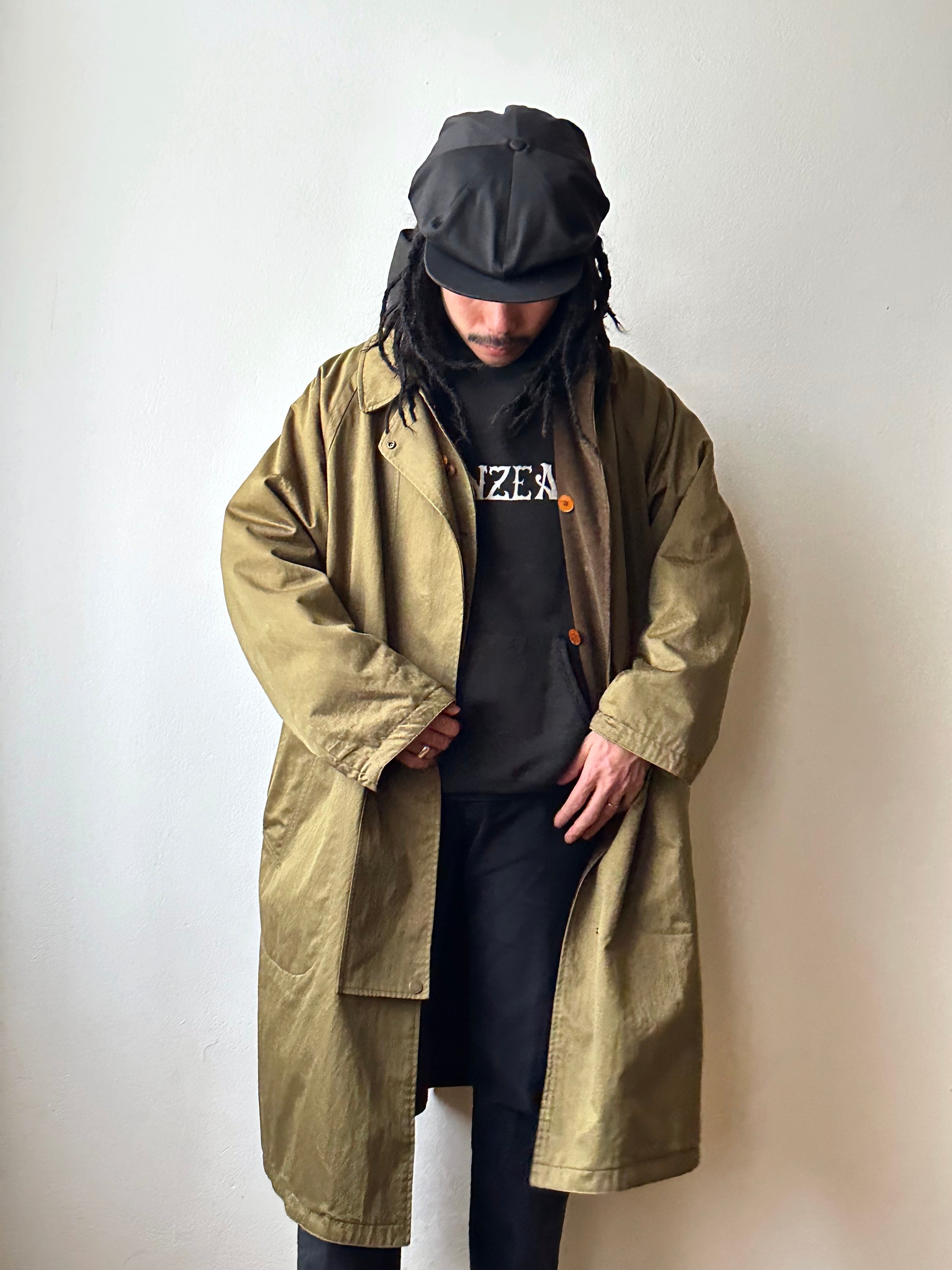 AW'90 1990's CP COMPANY Massimo osti reversible coat リバーシブル コート Vintage Toto Praha Vintage clothing store Antique shop Made in Italy Stone Island ストーンアイランド マッシモオスティ ヴィンテージ 古着屋 ユーロ古着 ヨーロッパ古着 90年代 Cotton Nylon コットン ナイロン コーデュロイ 90年 秋冬 Prague プラハ Rare レア Archive 