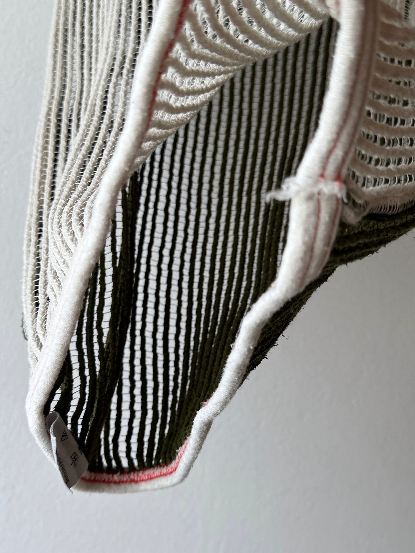 Deadstock 1970-80s Danish army mesh top 2-pack
