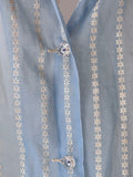 France vintage water blouse