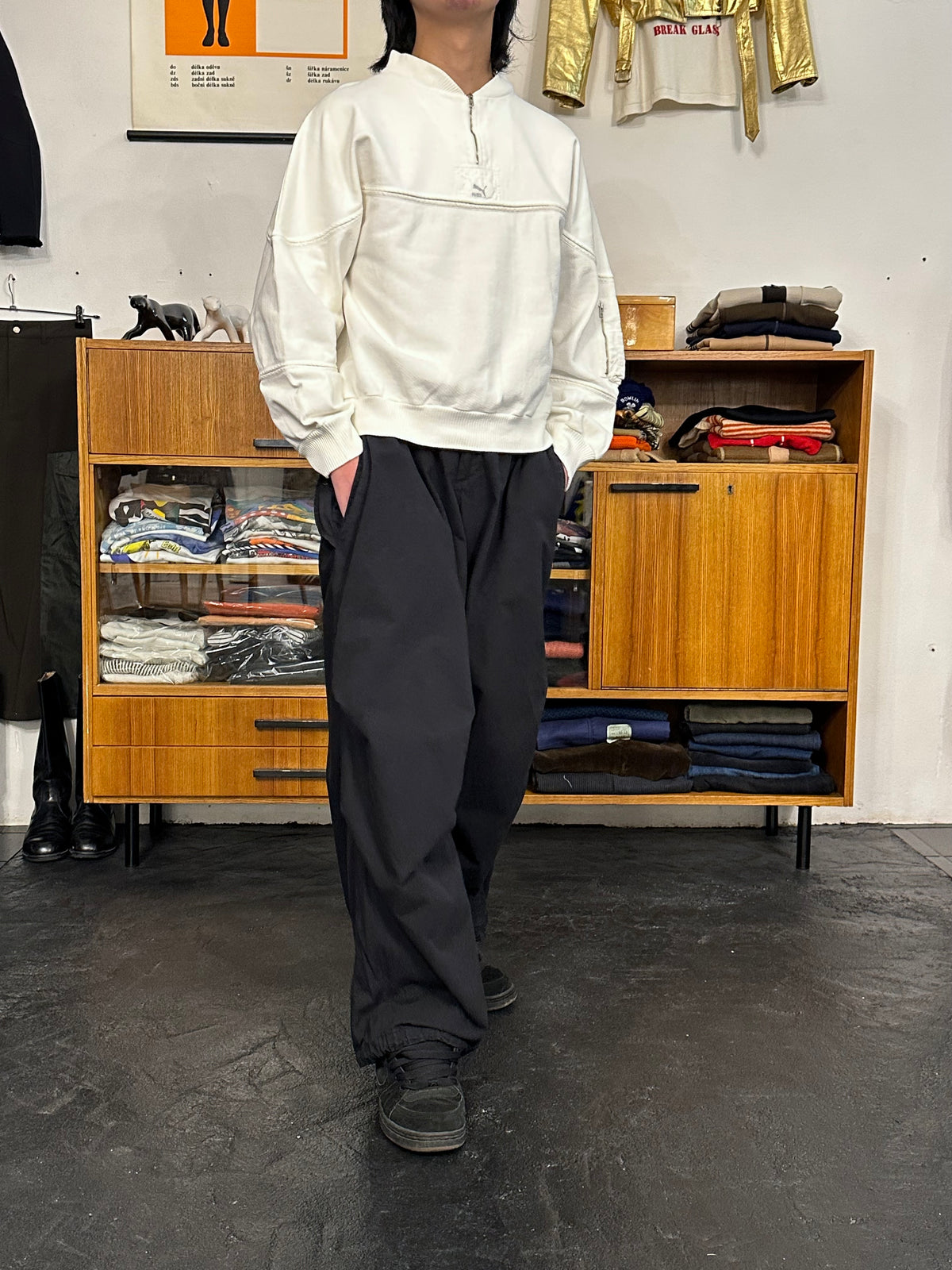 1980s-90s Puma Cotton top - M-L