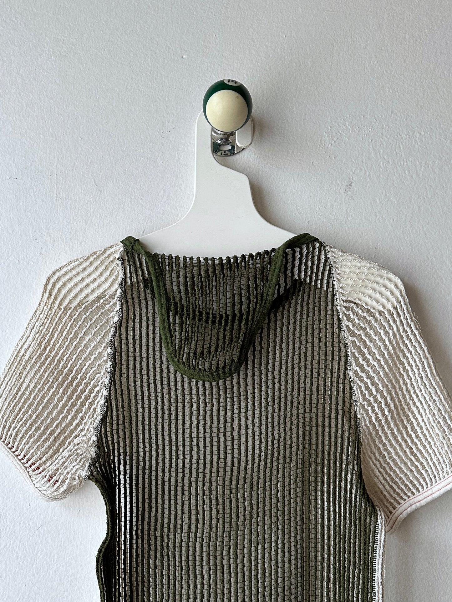 Deadstock 1970-80s Danish army mesh top 2-pack