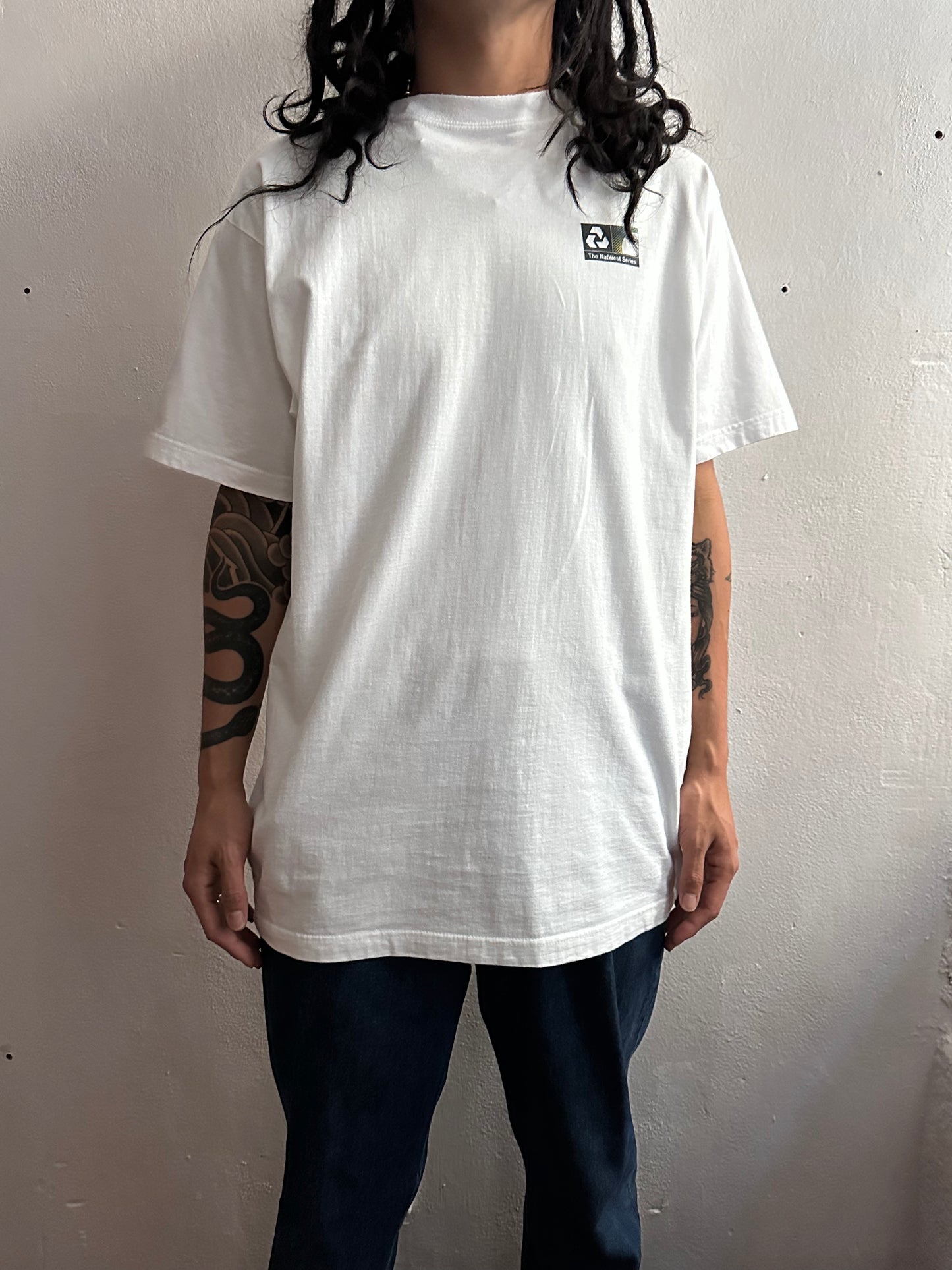 2001 NatWest Series cricket Tee - L