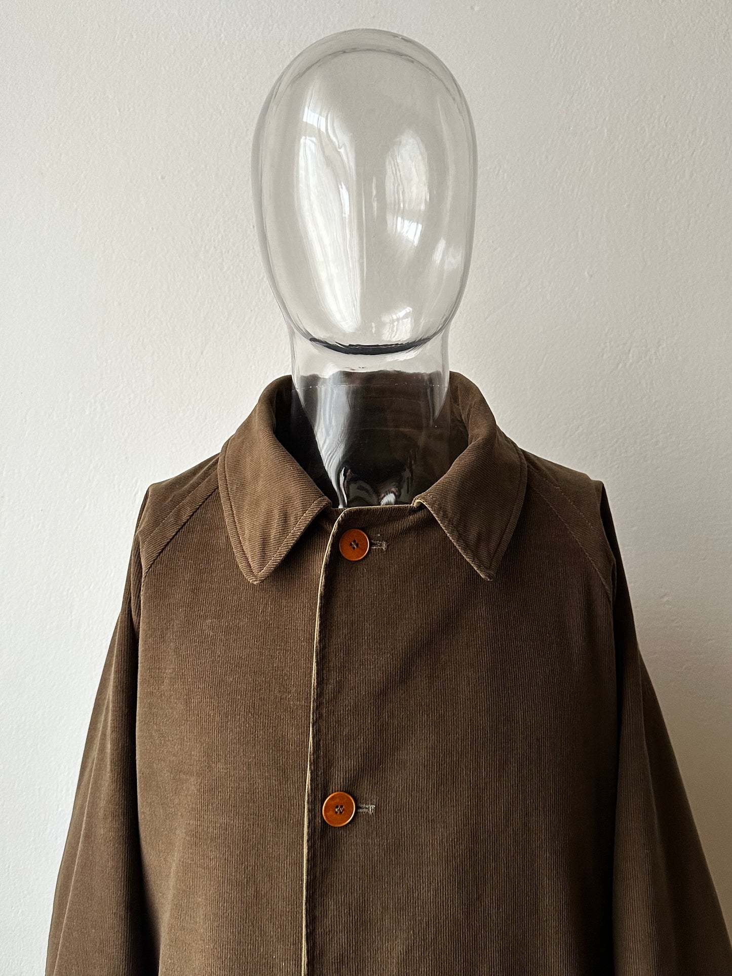 AW'90 1990's CP COMPANY Massimo osti reversible coat リバーシブル コート Vintage Toto Praha Vintage clothing store Antique shop Made in Italy Stone Island ストーンアイランド マッシモオスティ ヴィンテージ 古着屋 ユーロ古着 ヨーロッパ古着 90年代 Cotton Nylon コットン ナイロン コーデュロイ 90年 秋冬 Prague プラハ Rare レア Archive 