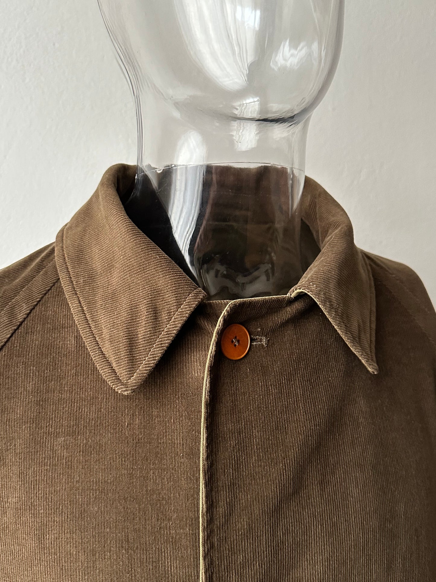 AW'90 1990's CP COMPANY Massimo osti reversible coat リバーシブル コート Vintage Toto Praha Vintage clothing store Antique shop Made in Italy Stone Island ストーンアイランド マッシモオスティ ヴィンテージ 古着屋 ユーロ古着 ヨーロッパ古着 90年代 Cotton Nylon コットン ナイロン コーデュロイ 90年 秋冬 Prague プラハ Rare レア Archive 