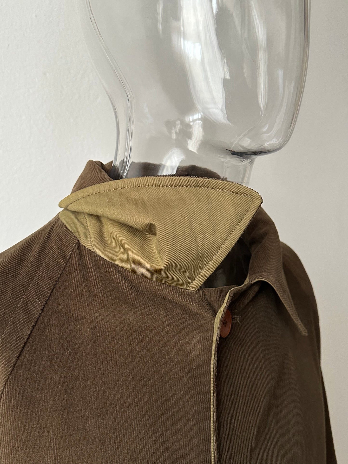 AW'90 1990's CP COMPANY Massimo osti reversible coat リバーシブル コート Vintage Toto Praha Vintage clothing store Antique shop Made in Italy Stone Island ストーンアイランド マッシモオスティ ヴィンテージ 古着屋 ユーロ古着 ヨーロッパ古着 90年代 Cotton Nylon コットン ナイロン コーデュロイ 90年 秋冬 Prague プラハ Rare レア Archive 