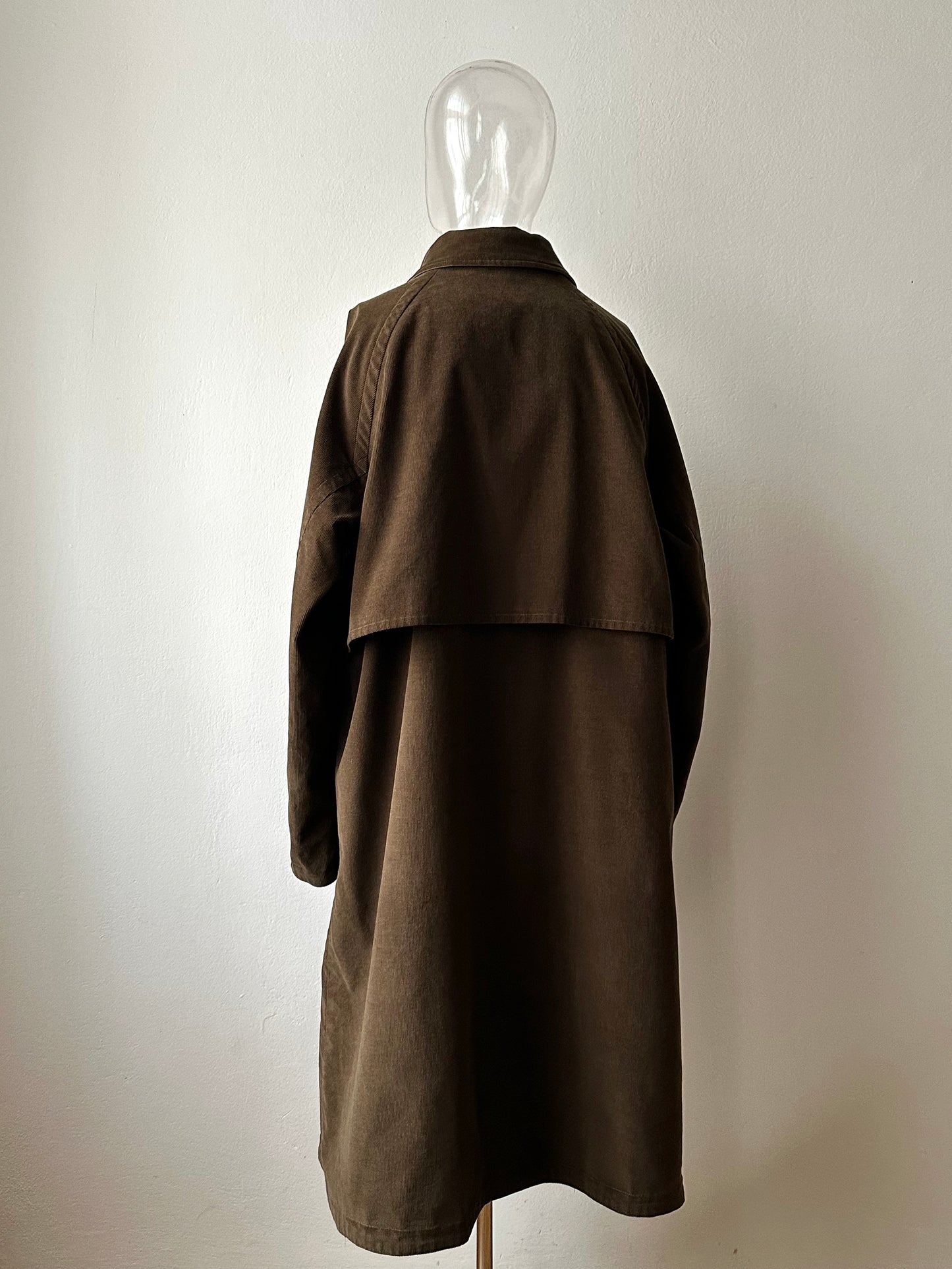 AW'90 1990's CP COMPANY Massimo osti reversible coat リバーシブル コート Vintage Toto Praha Vintage clothing store Antique shop Made in Italy Stone Island ストーンアイランド マッシモオスティ ヴィンテージ 古着屋 ユーロ古着 ヨーロッパ古着 90年代 Cotton Nylon コットン ナイロン コーデュロイ 90年 秋冬 Prague プラハ Rare レア Archive 