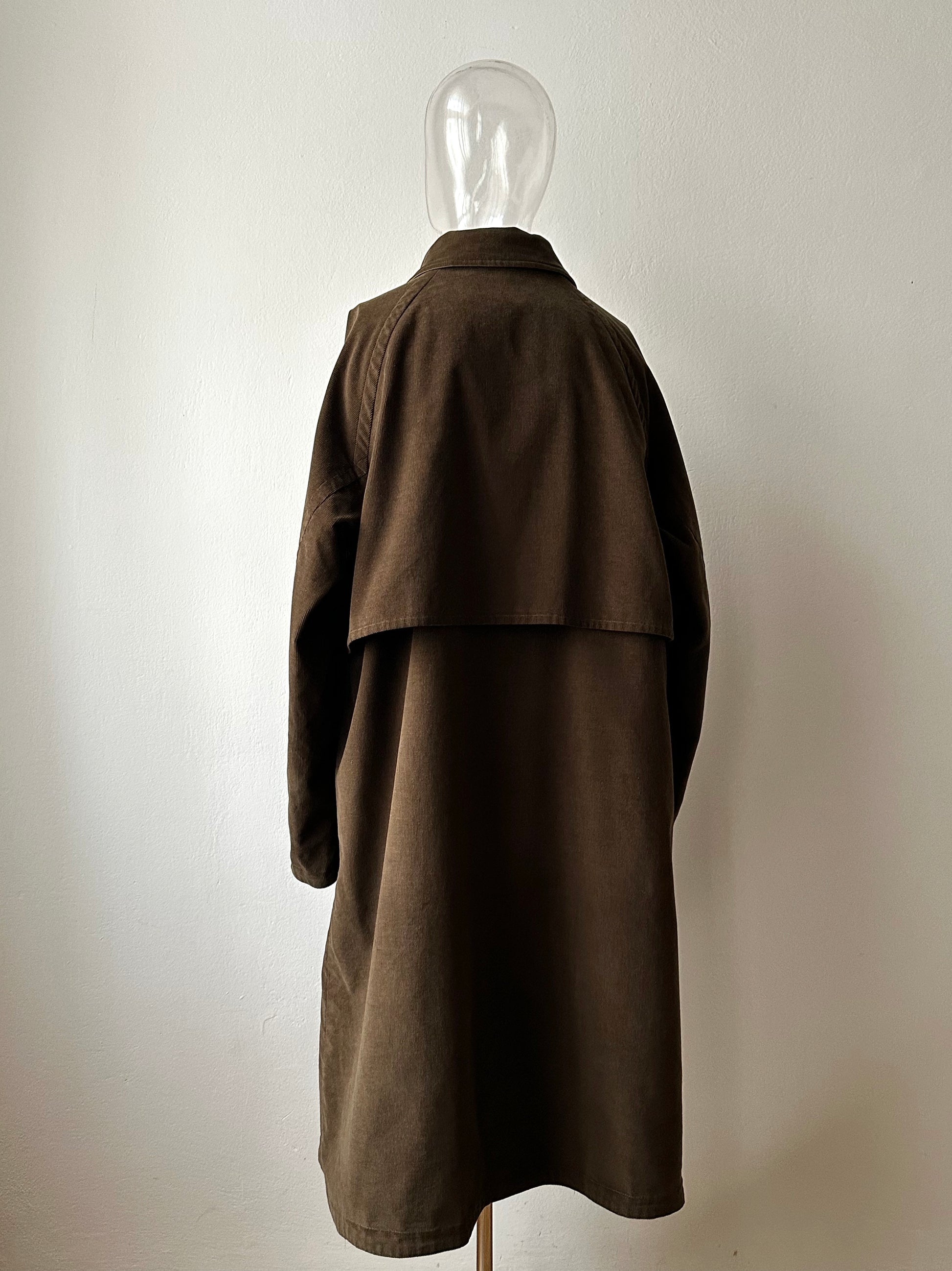 AW'90 1990's CP COMPANY Massimo osti reversible coat リバーシブル コート Vintage Toto Praha Vintage clothing store Antique shop Made in Italy Stone Island ストーンアイランド マッシモオスティ ヴィンテージ 古着屋 ユーロ古着 ヨーロッパ古着 90年代 Cotton Nylon コットン ナイロン コーデュロイ 90年 秋冬 Prague プラハ Rare レア Archive 