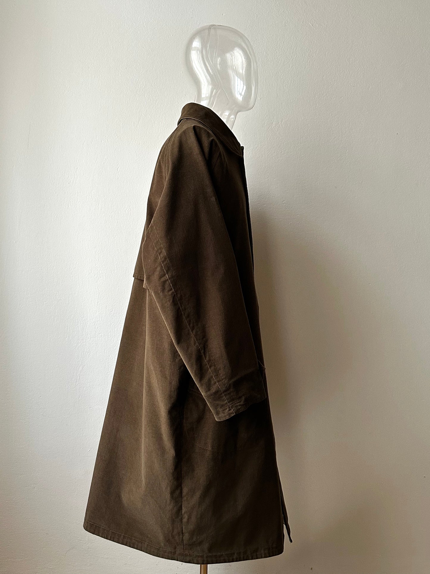 AW'90 1990's CP COMPANY Massimo osti reversible coat リバーシブル コート Vintage Toto Praha Vintage clothing store Antique shop Made in Italy Stone Island ストーンアイランド マッシモオスティ ヴィンテージ 古着屋 ユーロ古着 ヨーロッパ古着 90年代 Cotton Nylon コットン ナイロン コーデュロイ 90年 秋冬 Prague プラハ Rare レア Archive 