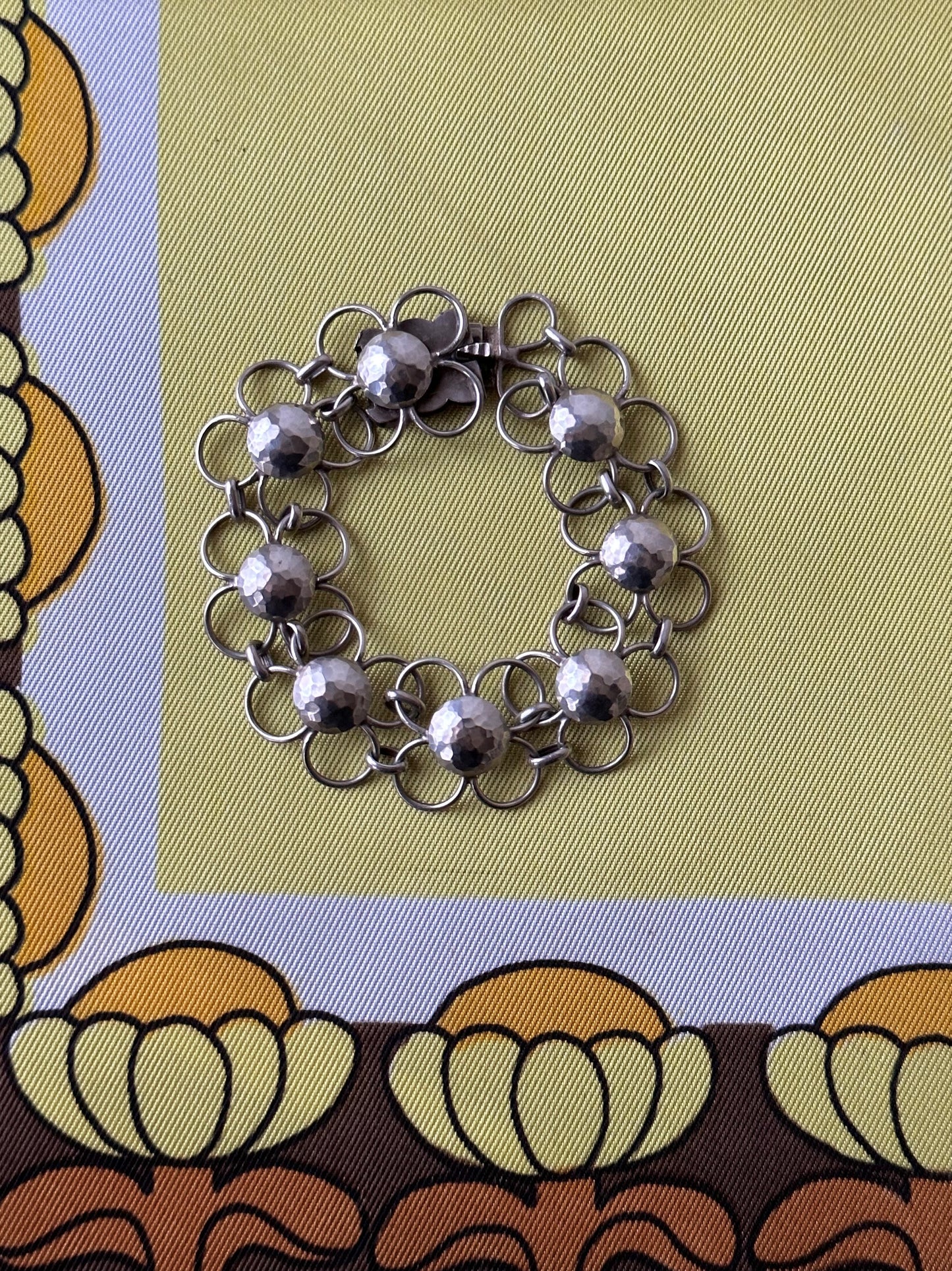 German vintage handarb flower