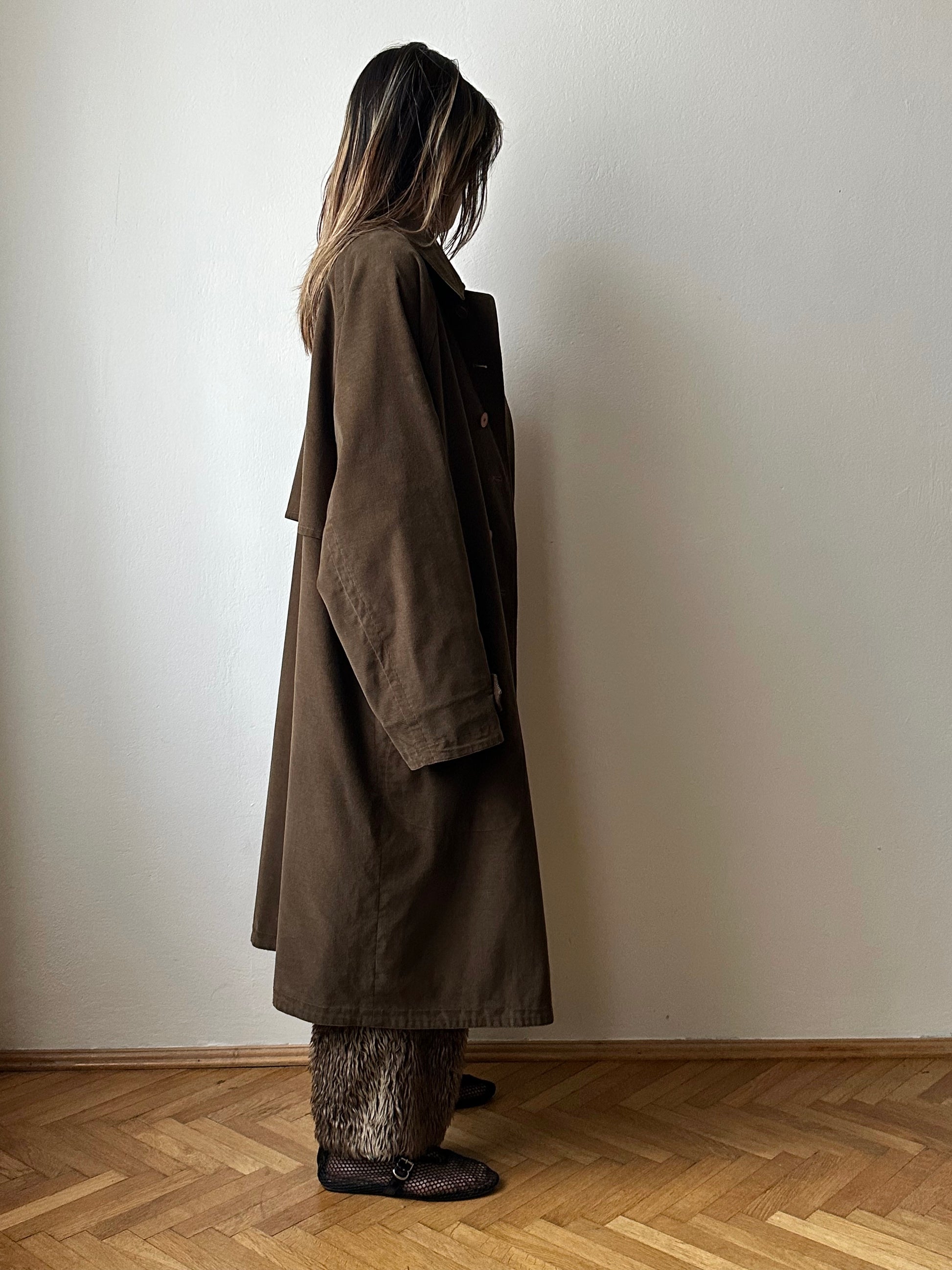 AW'90 1990's CP COMPANY Massimo osti reversible coat リバーシブル コート Vintage Toto Praha Vintage clothing store Antique shop Made in Italy Stone Island ストーンアイランド マッシモオスティ ヴィンテージ 古着屋 ユーロ古着 ヨーロッパ古着 90年代 Cotton Nylon コットン ナイロン コーデュロイ 90年 秋冬 Prague プラハ Rare レア Archive 