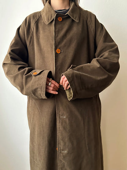 AW'90 1990's CP COMPANY Massimo osti reversible coat リバーシブル コート Vintage Toto Praha Vintage clothing store Antique shop Made in Italy Stone Island ストーンアイランド マッシモオスティ ヴィンテージ 古着屋 ユーロ古着 ヨーロッパ古着 90年代 Cotton Nylon コットン ナイロン コーデュロイ 90年 秋冬 Prague プラハ Rare レア Archive 