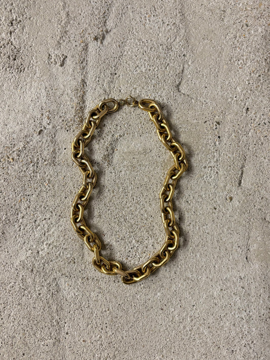 Danish heavy iron gold chain