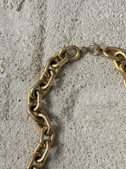 Danish heavy iron gold chain