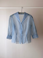 France vintage water blouse