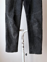 German suede leather trouser