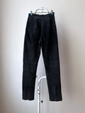 German suede leather trouser