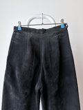 German suede leather trouser