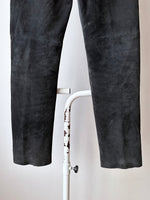 German suede leather trouser