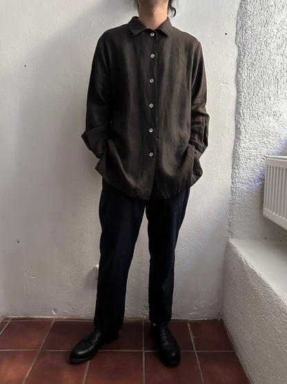 French linen shirt