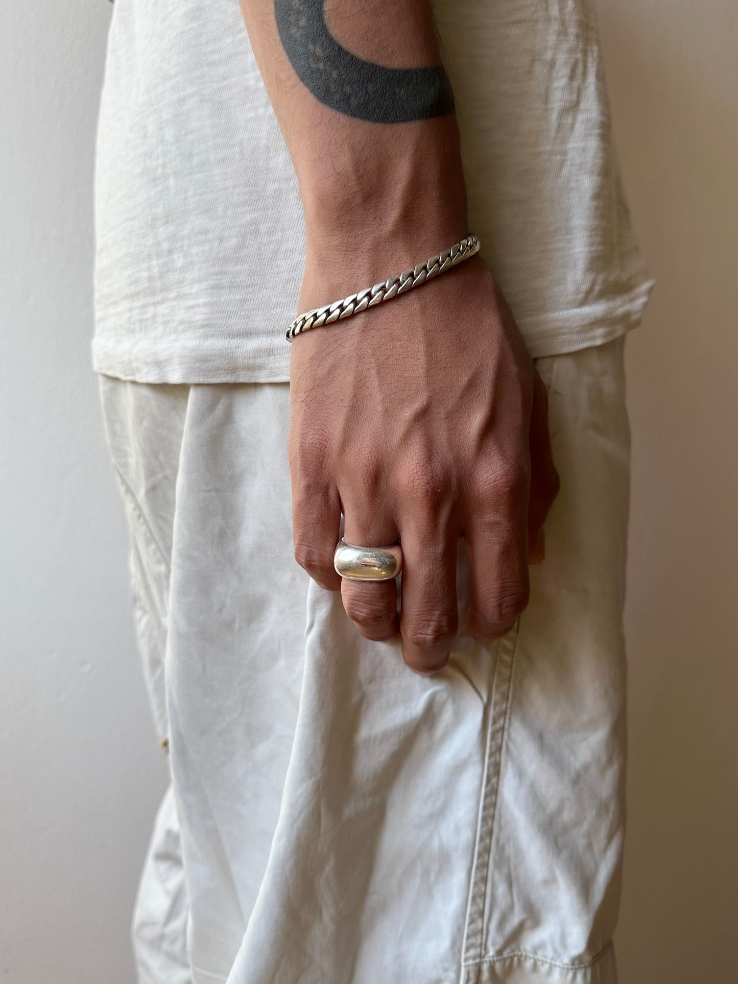 sterling 925 flat curb chain