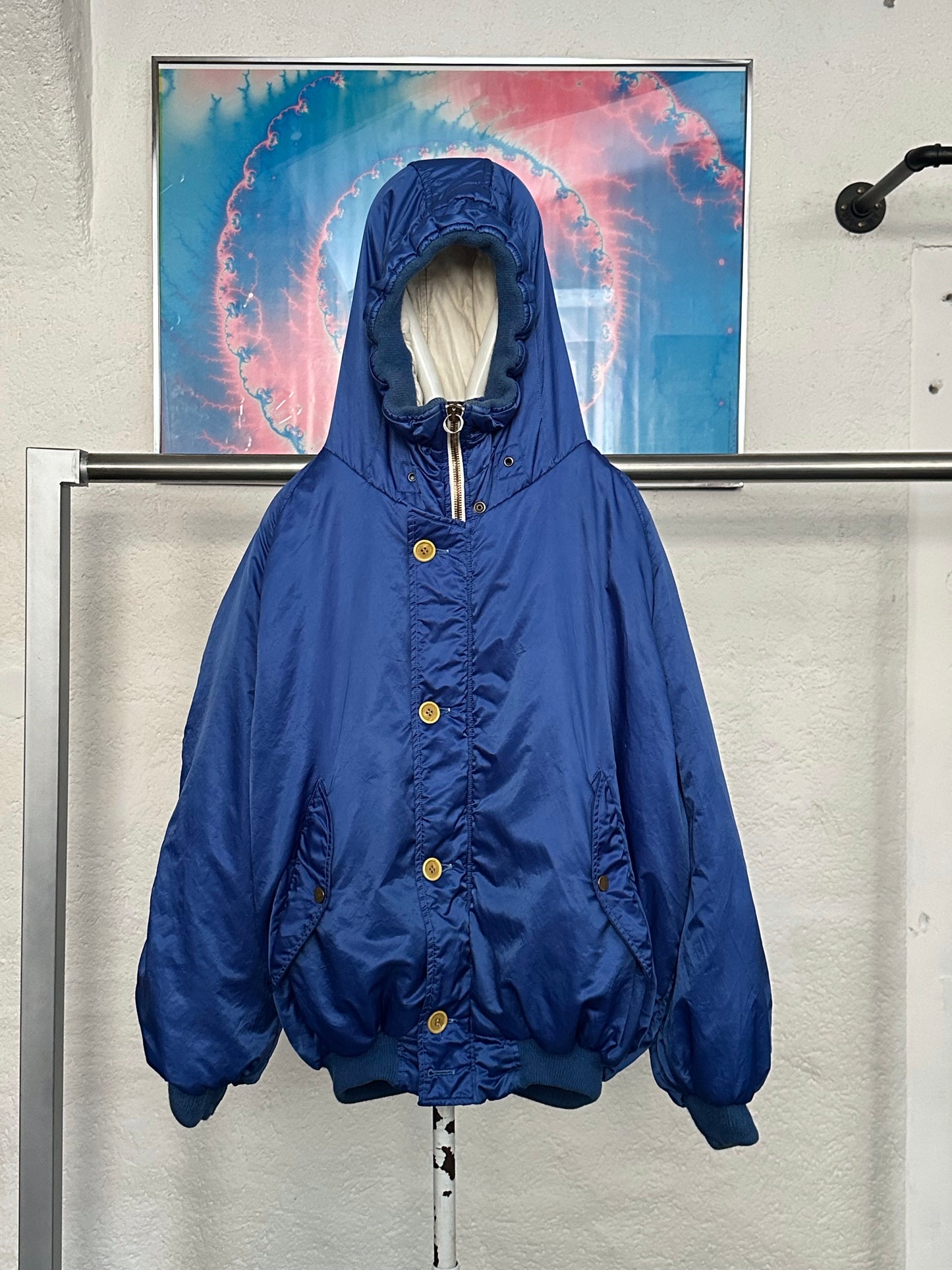 AW'85 C.P. COMPANY Bomber Jacket Massimo osti マッシモオスティ 80年代 85年 1985 1985's Made in Italy Toto Praha Vintage clothing shop Antique shop 古着屋 プラハ Showroom appointment Prague ユーロ古着 ヨーロッパ古着 古着卸 ヴィンテージ