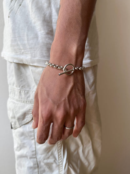 Rolo with toggle clasp bracelet