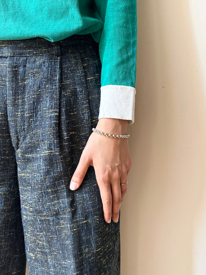 Rolo with toggle clasp bracelet