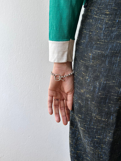 Rolo with toggle clasp bracelet